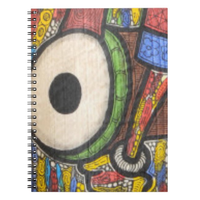 Caderno Espiral Batida do cilindro (Frente)