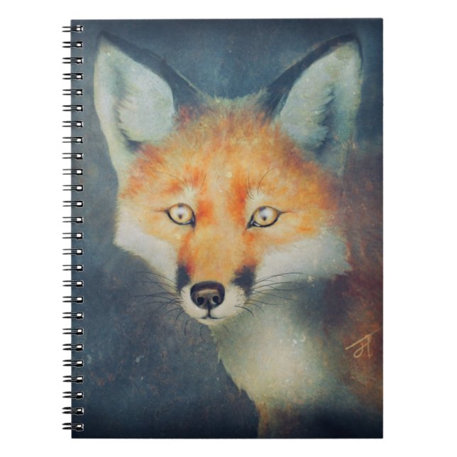 Caderno Espiral Batida espiral de Arte Fox (Frente)