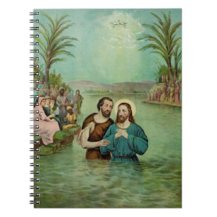 Caderno Espiral Batismo de Jesus Cristo