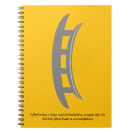 Caderno Espiral Bat'leth Spiral Notebook
