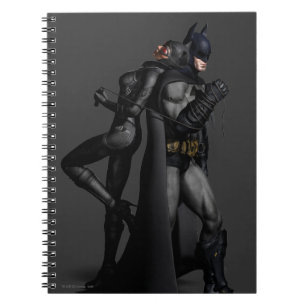 Caderno Espiral Batman Arkham Batman e Catman