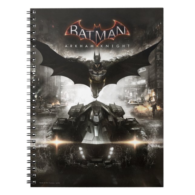 Caderno Espiral Batman Arkham Knight Key Art (Frente)