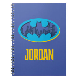 Caderno Espiral Batman Símbolo da cidade de Arkham