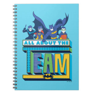 Caderno Espiral Batman Toda A Equipe