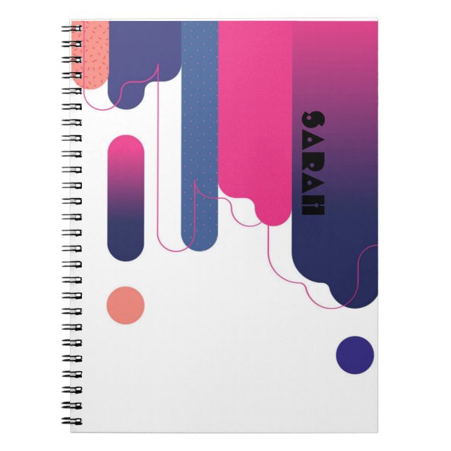 Caderno Espiral BAUHAUS DOTS do notebook Spiral (Frente)
