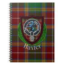 Baxter Scottish Clan Tartan & Crest