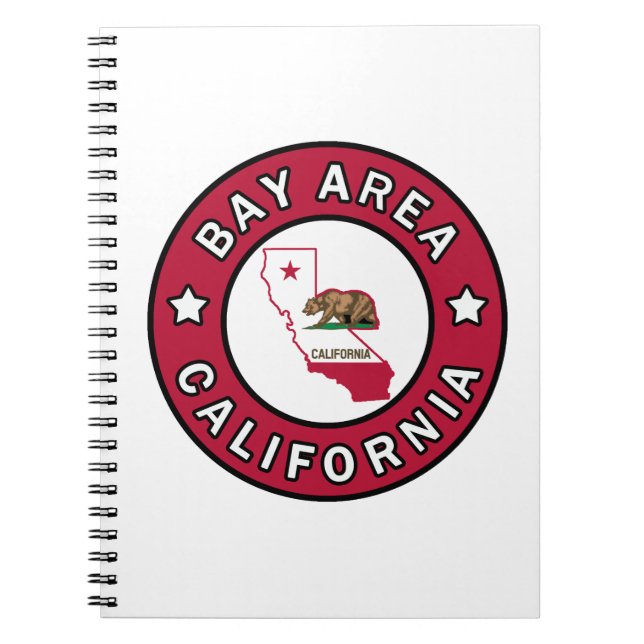 Caderno Espiral Bay Area California (Frente)