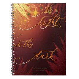 Caderno Espiral Be a Light Mel Mae Schmidt Stationery