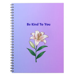Caderno Espiral Be Kind To You Lily Self-Care Phone Case