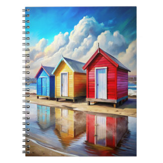 Caderno Espiral Beach Huts