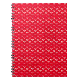Caderno Espiral Beach Life Lifeguard Gift Red
