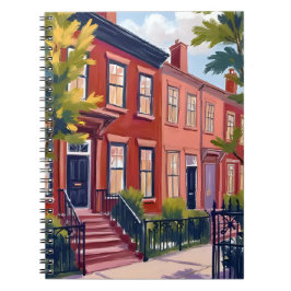 Caderno Espiral Beacon Street Boston Massachusetts