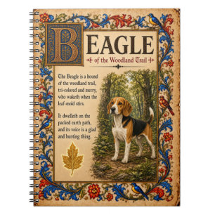 Caderno Espiral Beagle, Arte do Bestiário Medieval