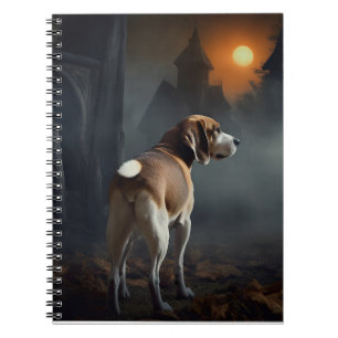 Caderno Espiral Beagle Halloween Assustador