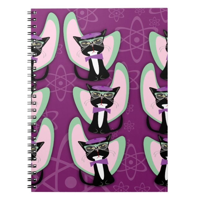 Caderno Espiral Beatnik Cats (Frente)