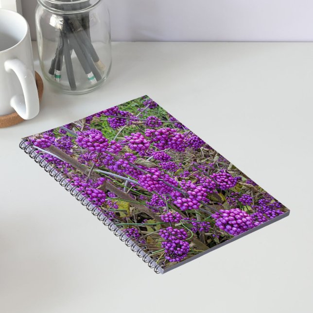 Caderno Espiral Beauté Americana Roxa Botânica (In Situ)