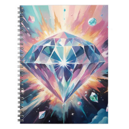 Caderno Espiral Beautiful diamond in space