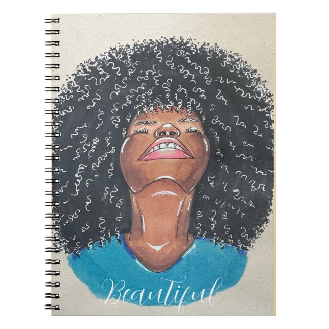 Caderno Espiral "Beautiful" Spiral Notebook (Frente)