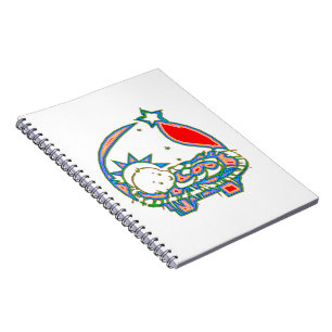 Caderno Espiral Bebê Jesus sob uma estrela