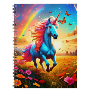 Caderno Espiral Bebê notebook - unicórnio
