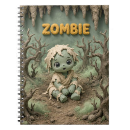 Caderno Espiral Bebê Zumbi Fofo, Mitológico