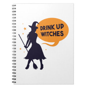 Caderno Espiral Beber Bruxas