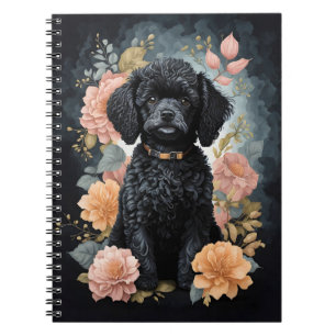 Caderno Espiral Bebês-Cons Poodle Negra