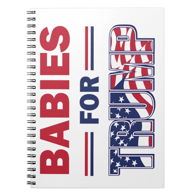 Caderno Espiral Bebês - for-TRUMP (Frente)