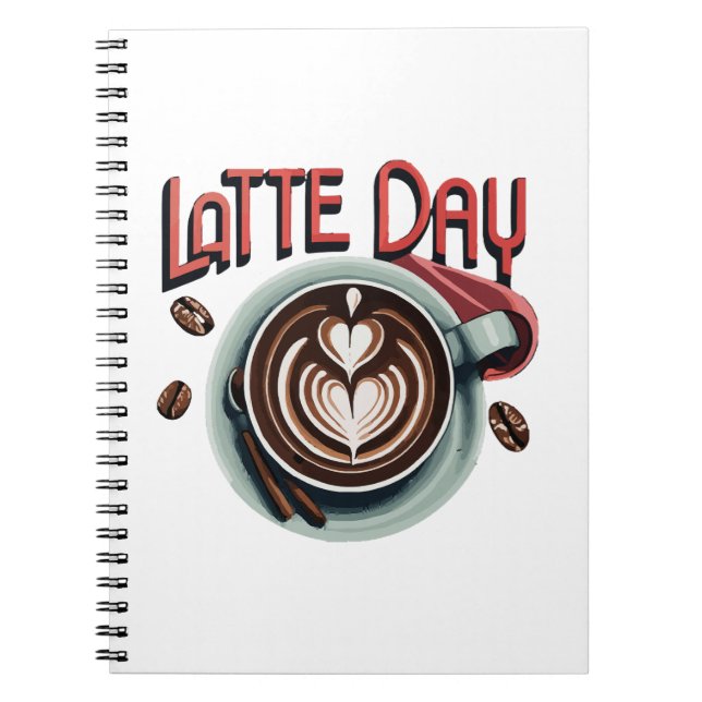Caderno Espiral Bebidas de café (Frente)