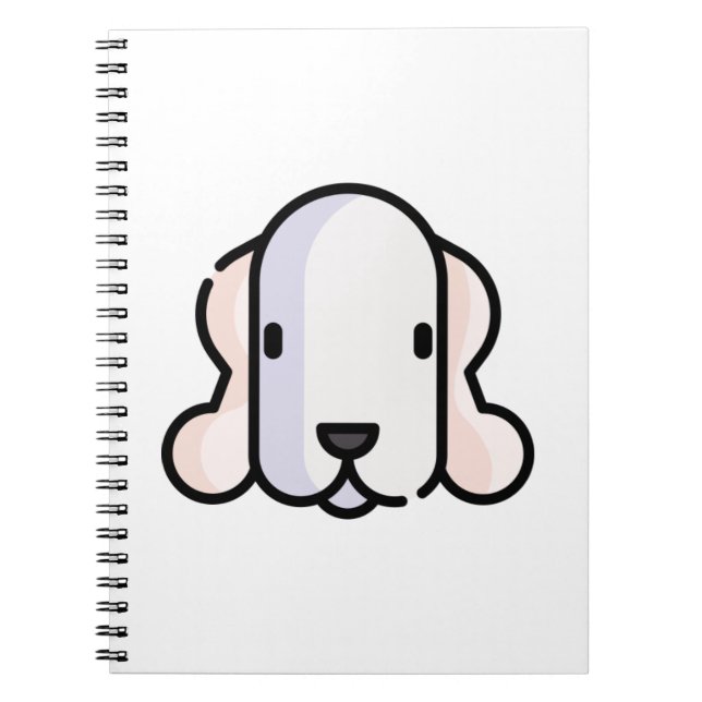 Caderno Espiral Bedlington Terrier (Frente)