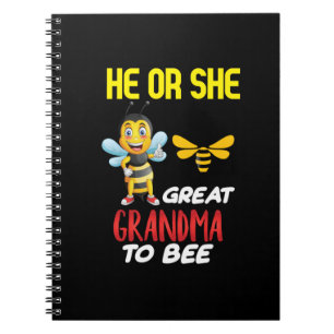 Caderno Espiral Beekeeper Art Excelente Vovó Para Abelha