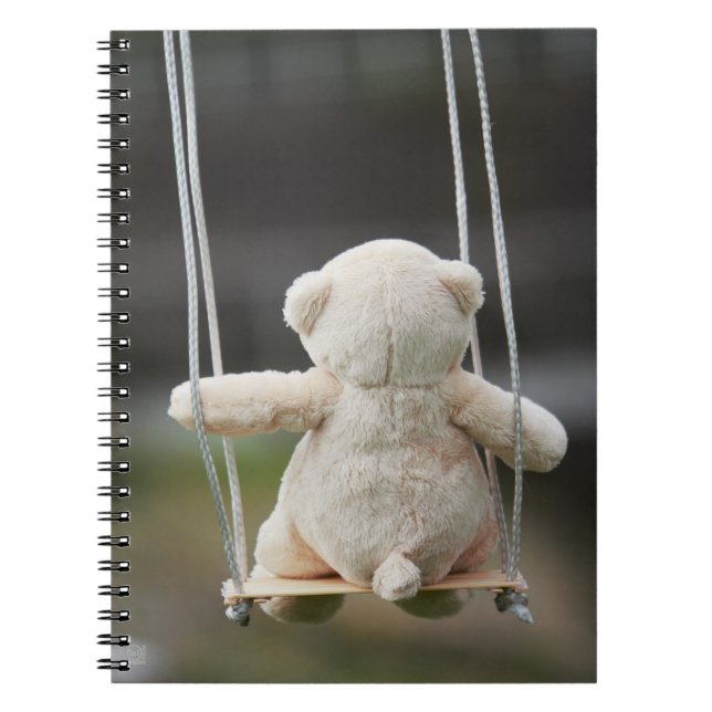Caderno Espiral Beer op Schommel in beweging. (Frente)
