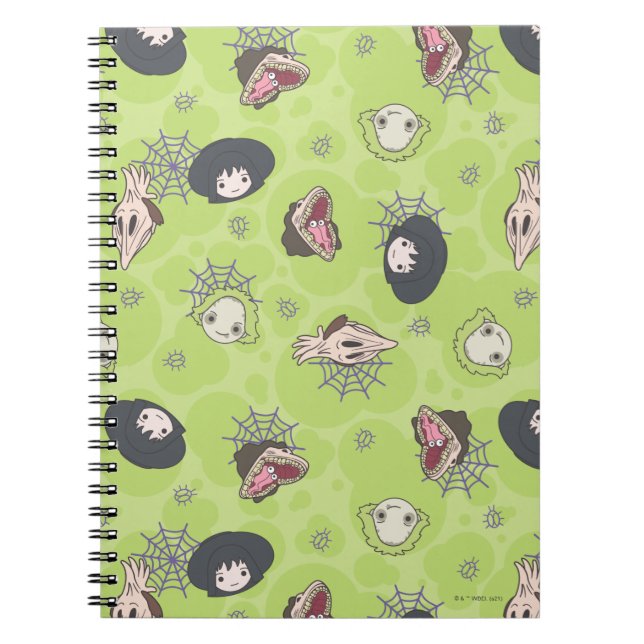 Caderno Espiral Beetlesumo | Padrão De Tosse Chibi Cuta (Frente)