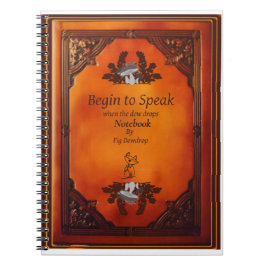Caderno Espiral Begin to Speak Notebook