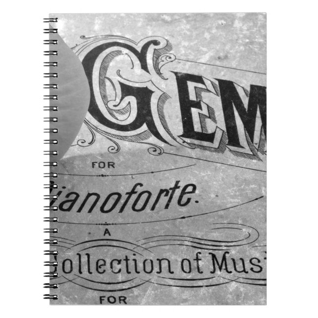 Caderno Espiral Begonia Gems Pianoforte (Frente)