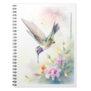 Caderno Espiral Beija-flor
