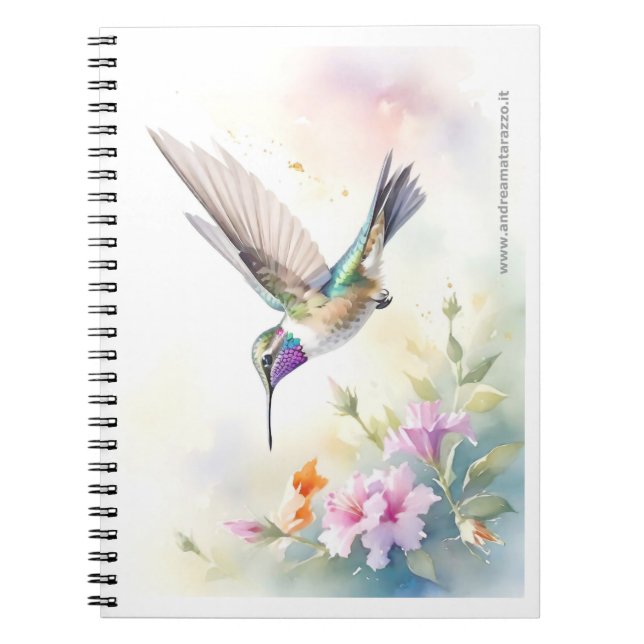 Caderno Espiral Beija-flor (Frente)