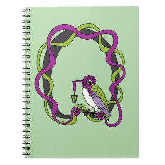 Caderno Espiral beija-flor de Costa