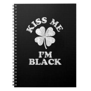 Caderno Espiral Beije-me, sou a T-Shirt Negra