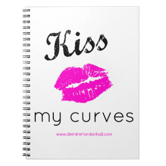 Caderno Espiral Beije meu açúcar das curvas, os ganhos novos
