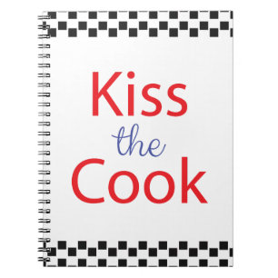 Caderno Espiral Beije O Cozinheiro