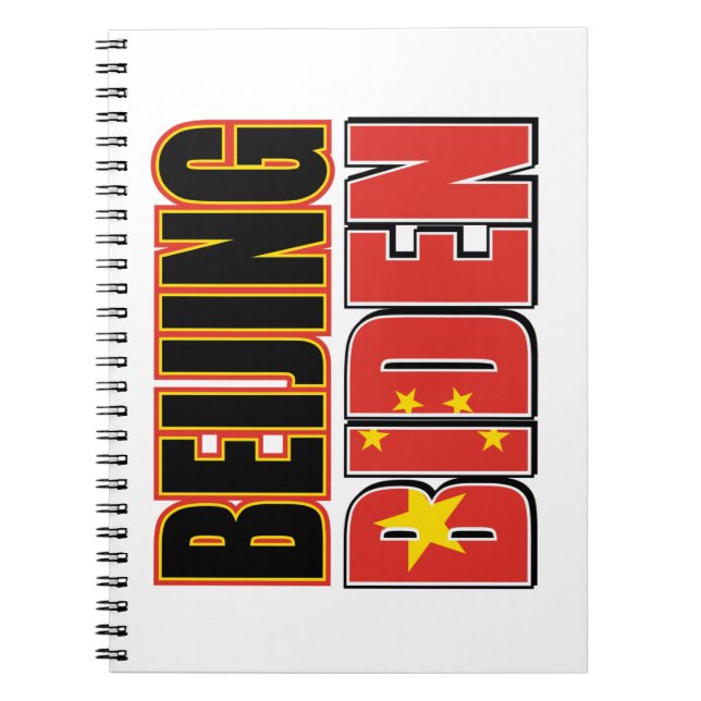 Caderno Espiral Beijing-Biden (Frente)