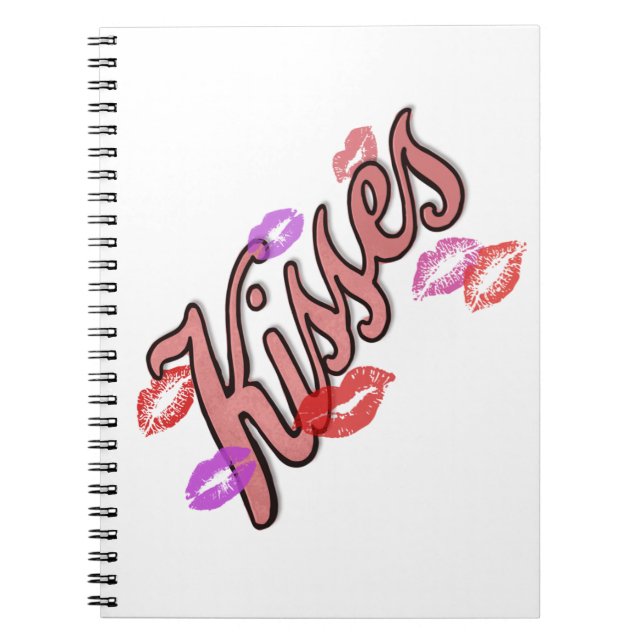 CADERNO ESPIRAL BEIJOS LIP (Frente)