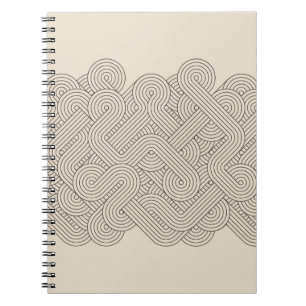 Caderno Espiral Beira abstrata