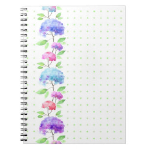 Caderno Espiral Beira sem emenda vertical do teste padrão da