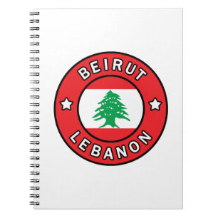 Caderno Espiral Beirute Líbano