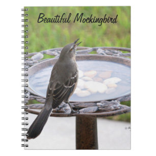 Caderno Espiral Bela Boca-Notebook Mockingbird