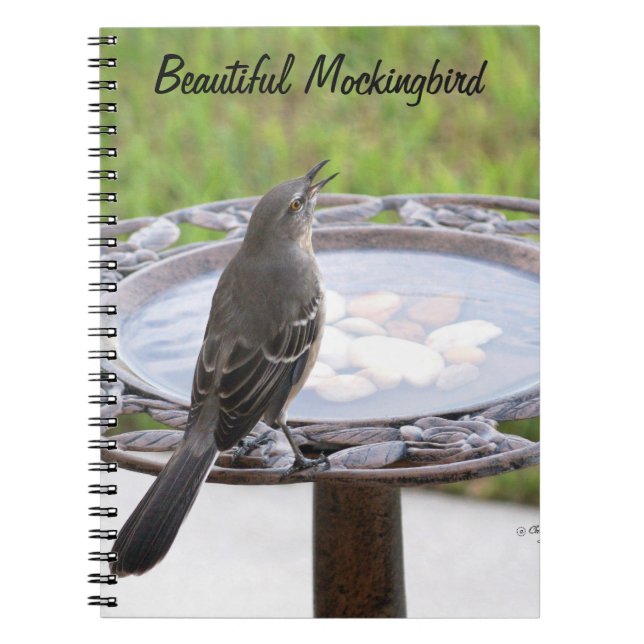 Caderno Espiral Bela Boca-Notebook Mockingbird (Frente)