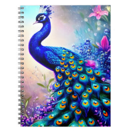 Caderno Espiral Bela Fantasy Peacock