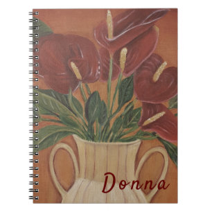 Caderno Espiral Bela Flor - Notebook Personalizado